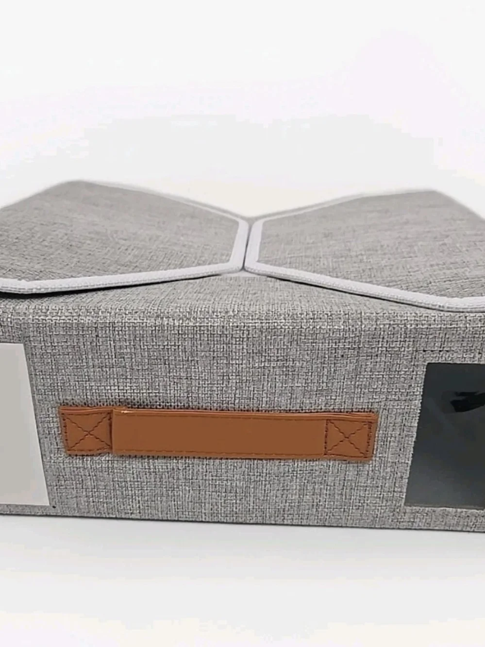 Bed Sheet Organizer 6 Pack Stackable Gray
